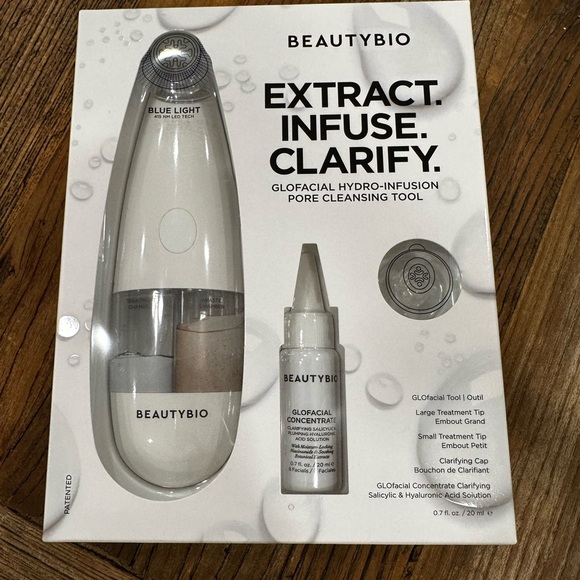 Beautybio Other - BeautyBio GloFacial Hydro-Infusion Tool - White